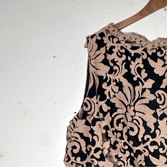 Tadashi Shoji Too Floral Lace Overlay Sleeveless Dress Size 20Q/2X Women - Picture 3 of 16